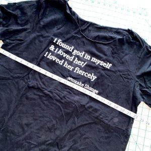 Ntozake Shange quote graphic tee